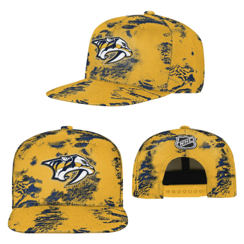 Nashville Predators dziecięca czapka baseballowa Dynamics Flat Brim Snapback