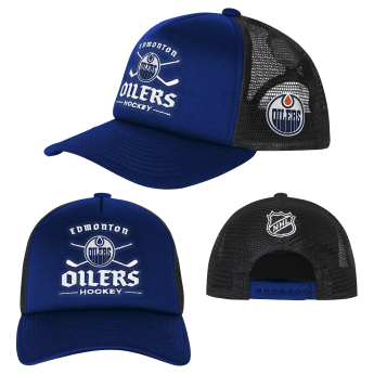 Edmonton Oilers dziecięca czapka baseballowa NHL Power Up Trucker