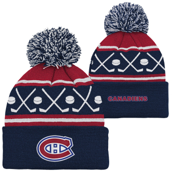 Montreal Canadiens czapka zimowa dziecięca NHL Face-Off Cuff Pom