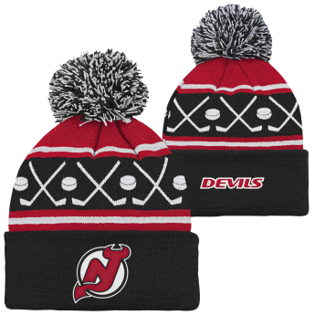 New Jersey Devils czapka zimowa dziecięca NHL Face-Off Cuff Pom