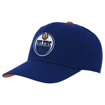 Edmonton Oilers dziecięca czapka baseballowa NHL Precurved Snap