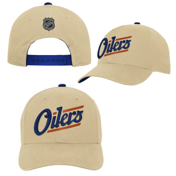 Edmonton Oilers dziecięca czapka baseballowa NHL 3rd Jersey Precurved Snap