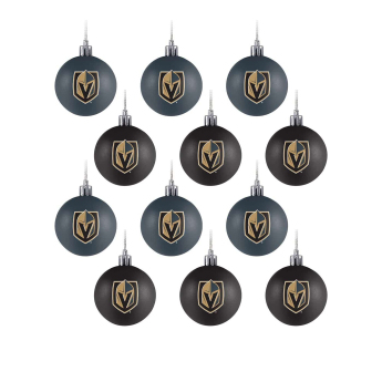 Vegas Golden Knights ozdoby świąteczne NHL 12 Pack Ball Ornament Set