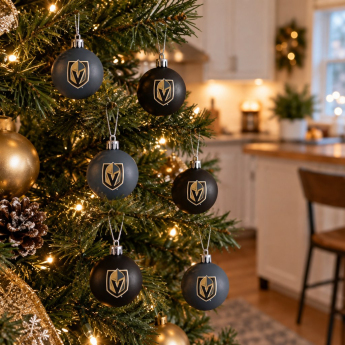 Vegas Golden Knights ozdoby świąteczne NHL 12 Pack Ball Ornament Set