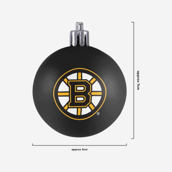 Boston Bruins ozdoby świąteczne NHL 12 Pack Ball Ornament Set