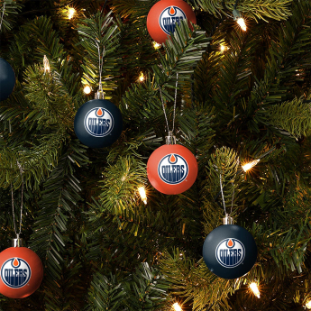 Edmonton Oilers ozdoby świąteczne NHL FOCO 12 Pack Ball Ornament Set
