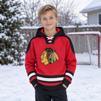 Chicago Blackhawks dziecięca bluza z kapturem Ageless Must Have - Home Po Hd
