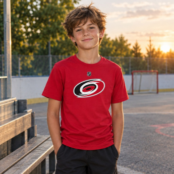 Carolina Hurricanes koszulka dziecięca NHL Primary Logo Short Sleeve
