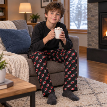 Carolina Hurricanes dziecięce spodnie od piżamy Colored Printed Pant