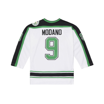 Minesota North Stars hokejowa koszulka meczowa NHL Mike Modano #9 1991 Power Play White Jersey