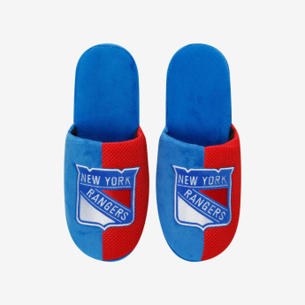New York Rangers kapcie męskie Logo Staycation Slipper