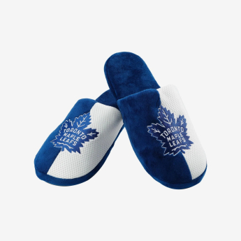 Toronto Maple Leafs kapcie męskie Logo Staycation Slipper