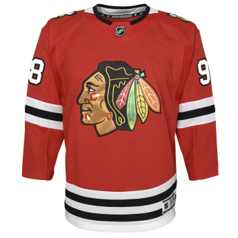 Chicago Blackhawks dziecięca koszulka meczowa Connor Bedard #98 NHL Premier Home/Team