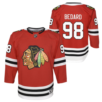 Chicago Blackhawks dziecięca koszulka meczowa Connor Bedard #98 NHL Premier Home/Team