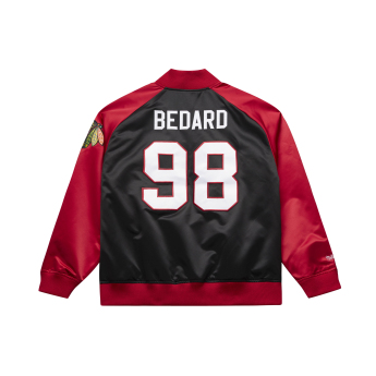 Chicago Blackhawks kurtka męska NHL Connor Bedard #98 Player Lightweight Satin Jacket