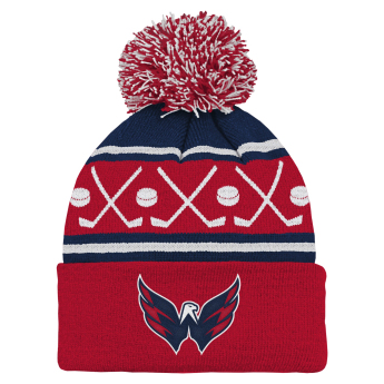 Washington Capitals czapka zimowa dziecięca NHL Face-Off Cuff Pom