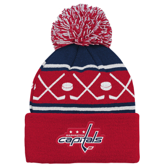 Washington Capitals czapka zimowa dziecięca NHL Face-Off Cuff Pom