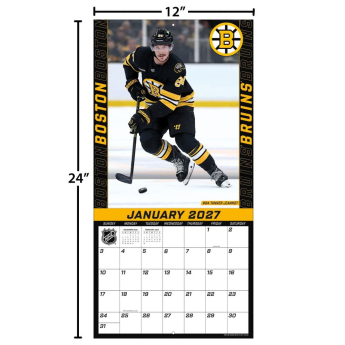 Boston Bruins kalendarz NHL 2027 Wall
