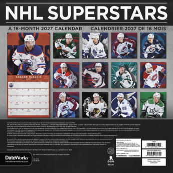 NHL produkty kalendarz 2027 Wall