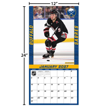 Buffalo Sabres kalendarz NHL 2027 Wall