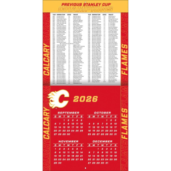 Calgary Flames kalendarz NHL 2027 Wall