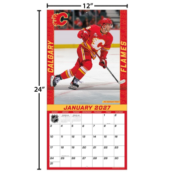 Calgary Flames kalendarz NHL 2027 Wall