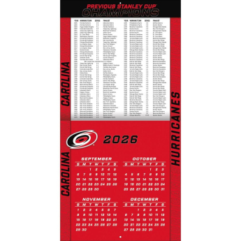 Carolina Hurricanes kalendarz NHL 2027 Wall