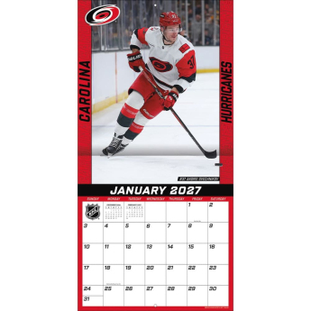 Carolina Hurricanes kalendarz NHL 2027 Wall