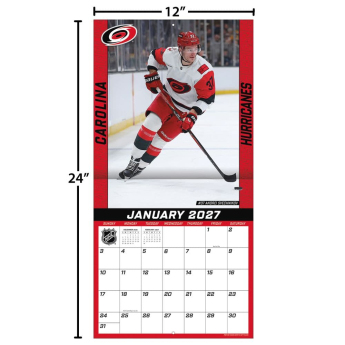 Carolina Hurricanes kalendarz NHL 2027 Wall