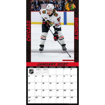 Chicago Blackhawks kalendarz NHL 2027 Wall