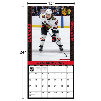 Chicago Blackhawks kalendarz NHL 2027 Wall