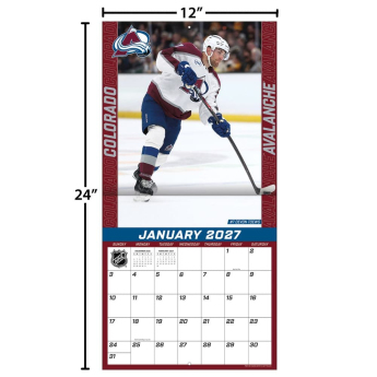 Colorado Avalanche kalendarz NHL 2027 Wall