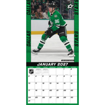 Dallas Stars kalendarz NHL 2027 Wall