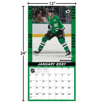 Dallas Stars kalendarz NHL 2027 Wall