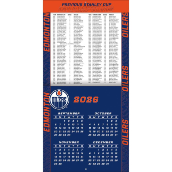 Edmonton Oilers kalendarz NHL 2027 Wall