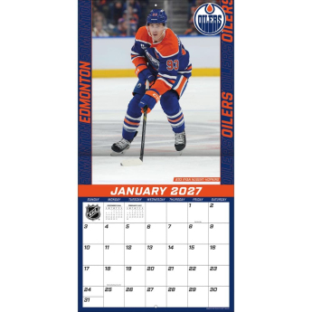Edmonton Oilers kalendarz NHL 2027 Wall