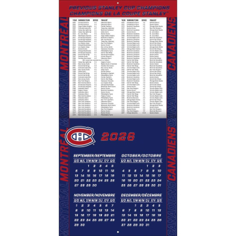 Montreal Canadiens kalendarz NHL 2027 Wall