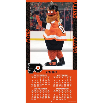 Philadelphia Flyers kalendarz Gritty 2027 Wall