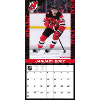 New Jersey Devils kalendarz NHL 2027 Wall