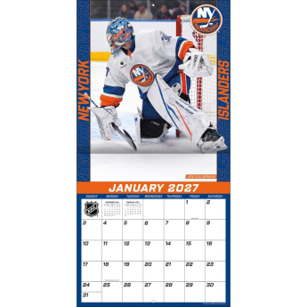New York Islanders kalendarz NHL 2027 Wall
