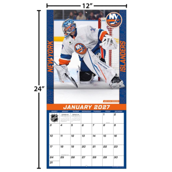 New York Islanders kalendarz NHL 2027 Wall