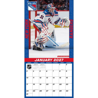 New York Rangers kalendarz NHL 2027 Wall