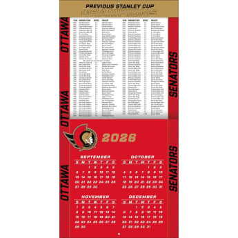 Ottawa Senators kalendarz NHL 2027 Wall