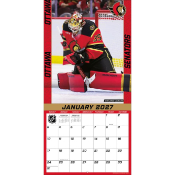 Ottawa Senators kalendarz NHL 2027 Wall