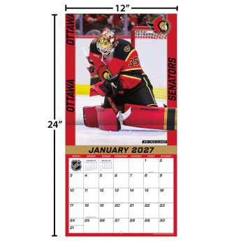 Ottawa Senators kalendarz NHL 2027 Wall