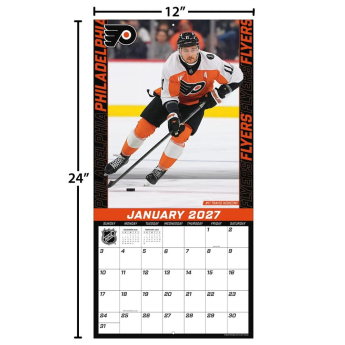 Philadelphia Flyers kalendarz NHL 2027 Wall
