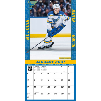 St. Louis Blues kalendarz NHL 2027 Wall