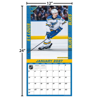 St. Louis Blues kalendarz NHL 2027 Wall