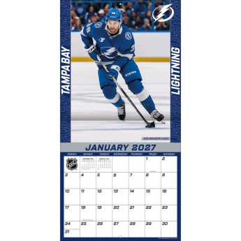 Tampa Bay Lightning kalendarz NHL 2027 Wall