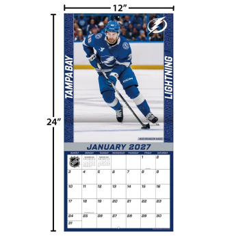 Tampa Bay Lightning kalendarz NHL 2027 Wall